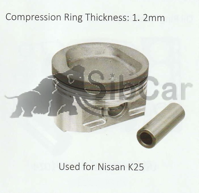 Поршень двигателя Nissan K25 0,5 (к-т на двигатель)
